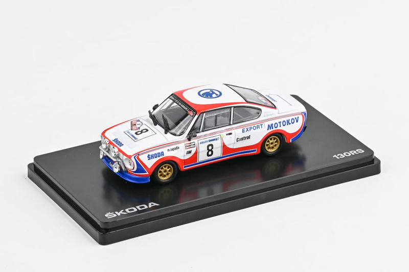Abrex Škoda 130RS (1977) 1:43 - Rallye Škoda 1978 #8 Zapadlo - Motal
