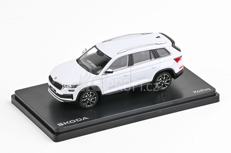 Abrex Škoda Kodiaq FL (2021) 1:43 - Bílá Moon Metalíza