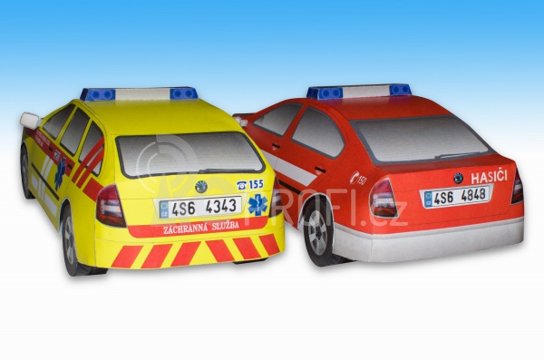 Škoda Octavia 2. díl - 4 papírové modely