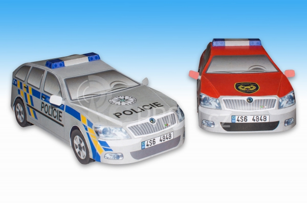 Škoda Octavia 2. díl - 4 papírové modely