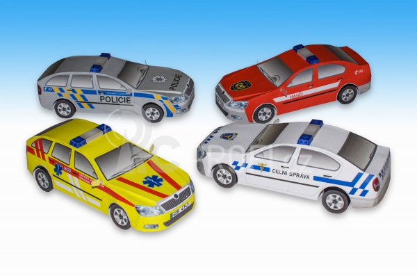 Škoda Octavia 2. díl - 4 papírové modely