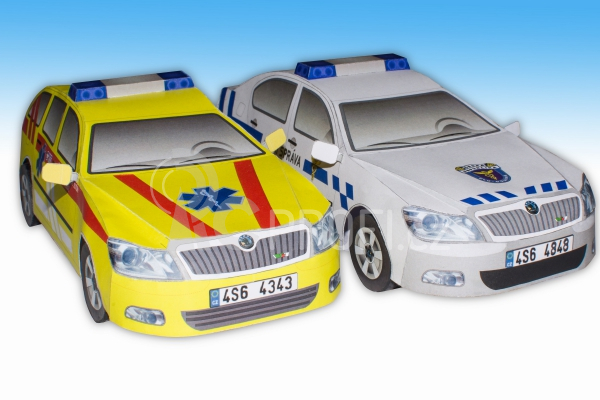 Škoda Octavia 2. díl - 4 papírové modely