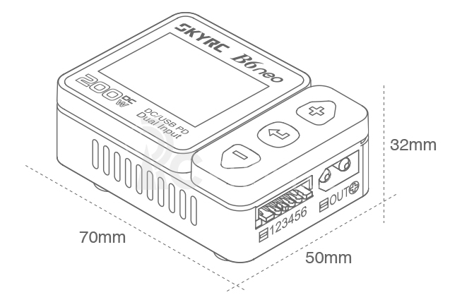 SKY RC B6 neo nabíječ 200W