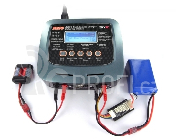 SKY RC D200 nabíječ 200+100W s páječkou 60W