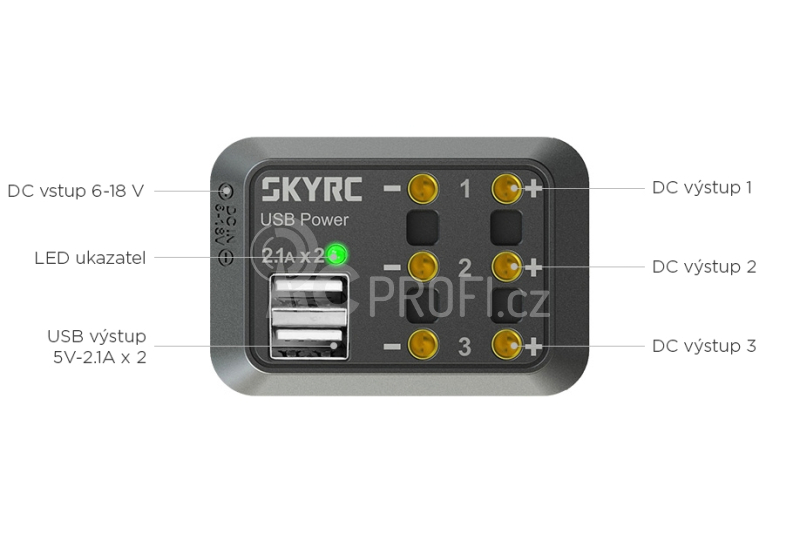 Sky RC DC Power Distributor s banánky