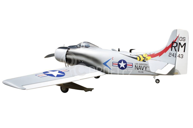 RC letadlo Skyraider Warbird 1,6m (Zatahovací podvozek) Bee