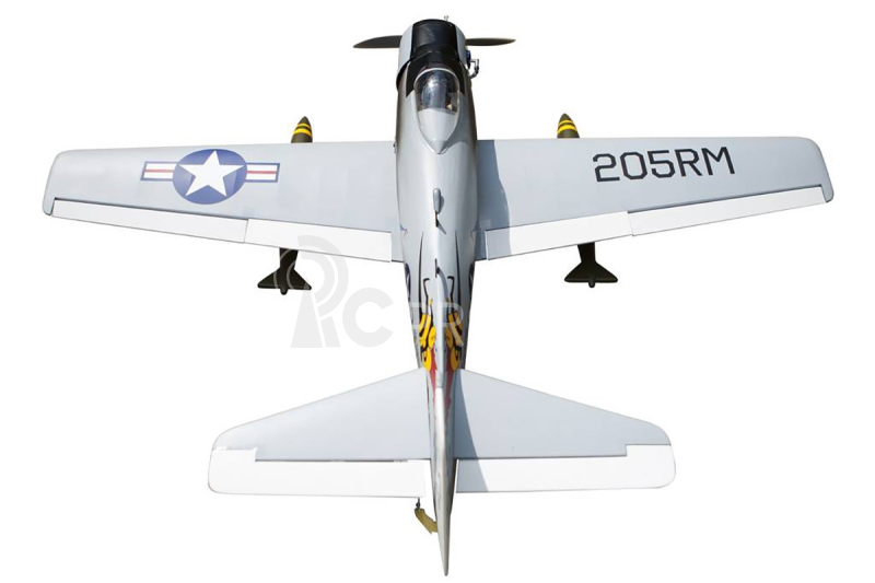 RC letadlo Skyraider Warbird 1,6m (Zatahovací podvozek) Bee