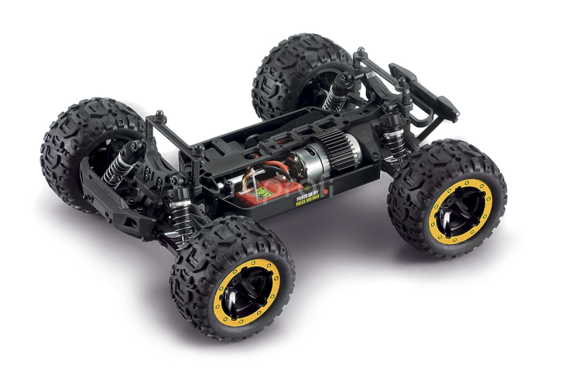 RC auto Slyder MT 1/16 4WD Electric Monster Truck, žlutá