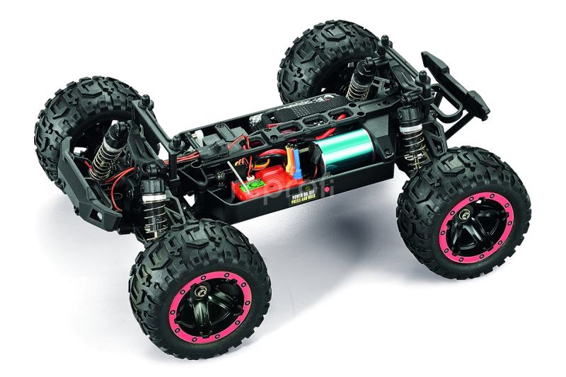 RC auto Slyder MT Turbo 1/16 4WD 2S Brushless, červená