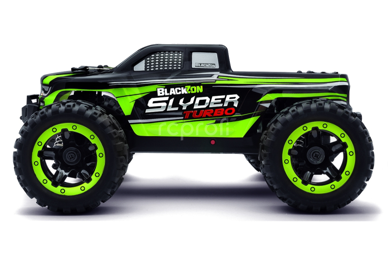 RC auto Slyder MT Turbo 1/16 4WD 2S Brushless, zelená