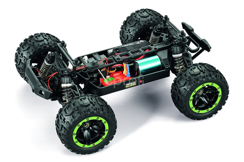 RC auto Slyder MT Turbo 1/16 4WD 2S Brushless, zelená
