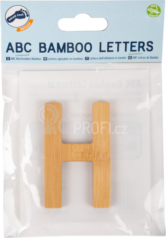 Small Foot Bambusové písmeno H
