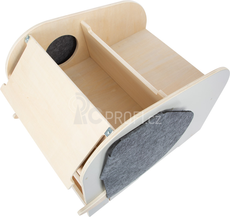 Small Foot Box na hračky se sedadlem a kolečky slon 