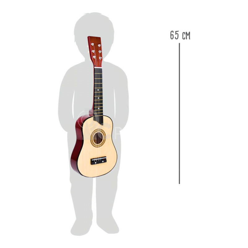 Small Foot Dětská hračka dřevěná kytara přírodní