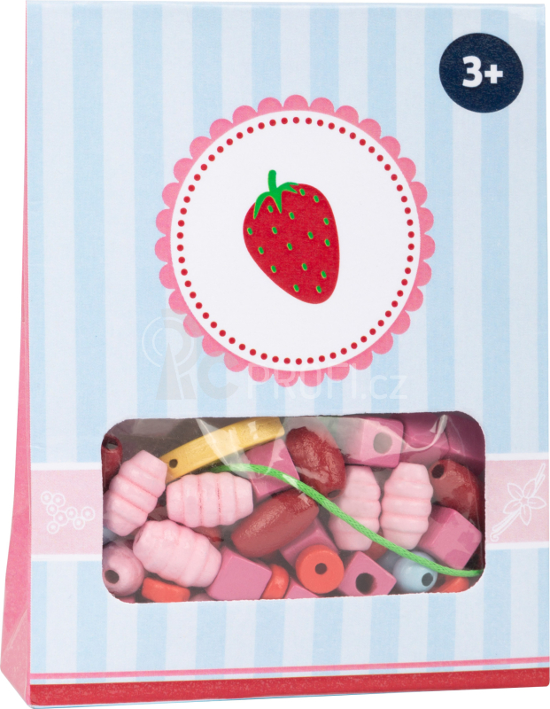 Small Foot Displej dřevěné korálky Candy 24 ks