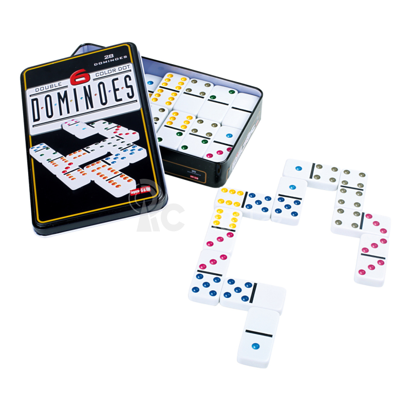 Small Foot Domino 6 barev - poškozený obal