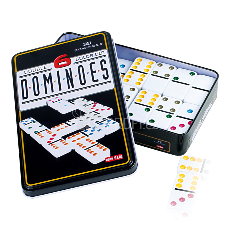 Small Foot Domino 6 barev - poškozený obal