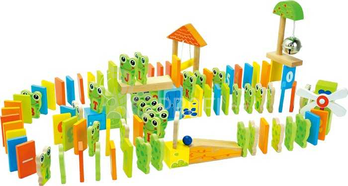 Small Foot Domino rallye žába