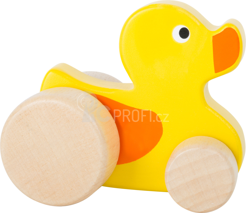 Small Foot Dřevěná kačenka na kolečkách
