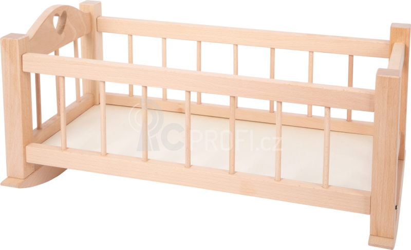 Small Foot Dřevěná kolébka pro panenky přírodní