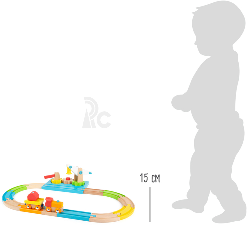 Small Foot Dřevěná vláčkodráha Junior