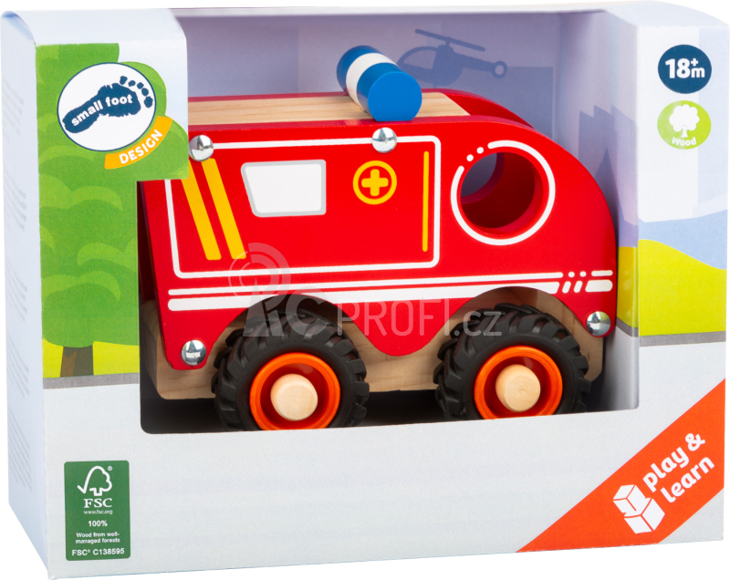 Small Foot Dřevěné auto Ambulance