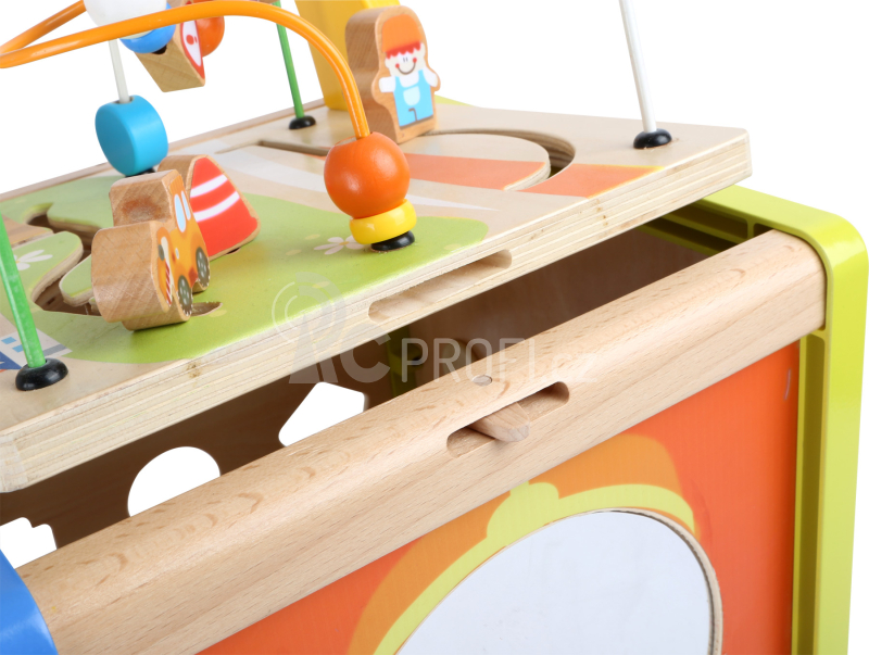 Small Foot Dřevěné chodítko moje město 2v1