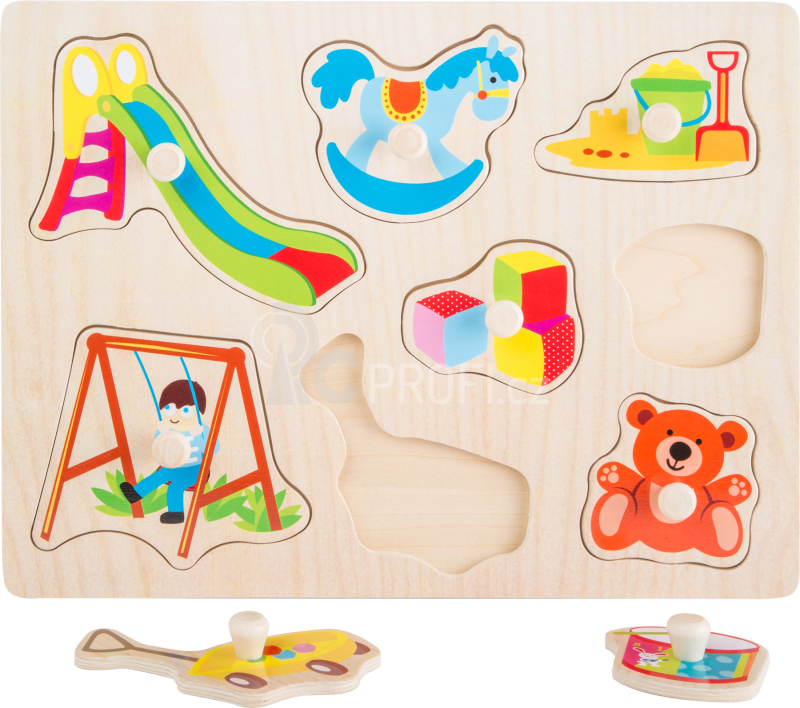 Small Foot  Dřevěné puzzle Dětský svět