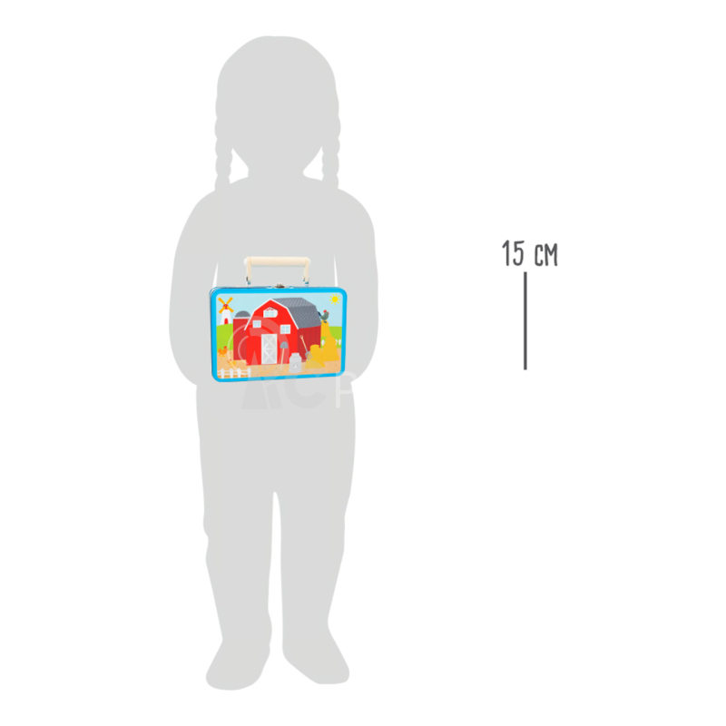 Small Foot Dřevěné puzzle s postavičkami Farma
