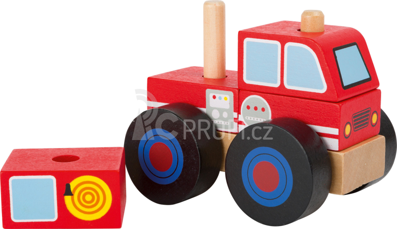 Small Foot Dřevěné skládací auto hasiči