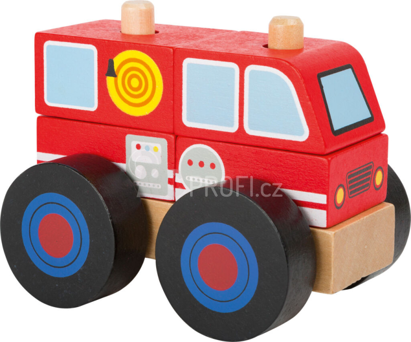 Small Foot Dřevěné skládací auto hasiči