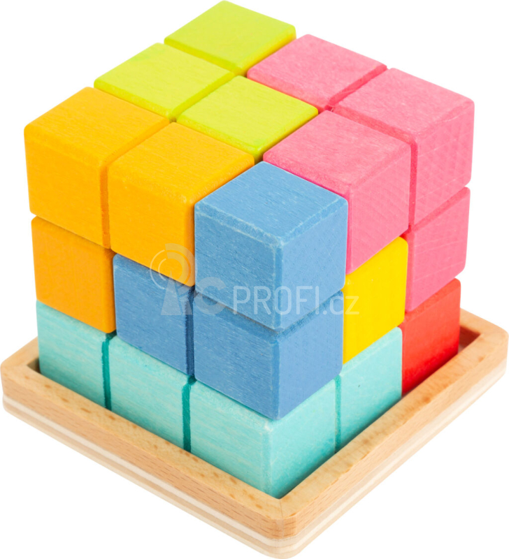Small Foot Dřevěný 3D tetris - poškozený obal