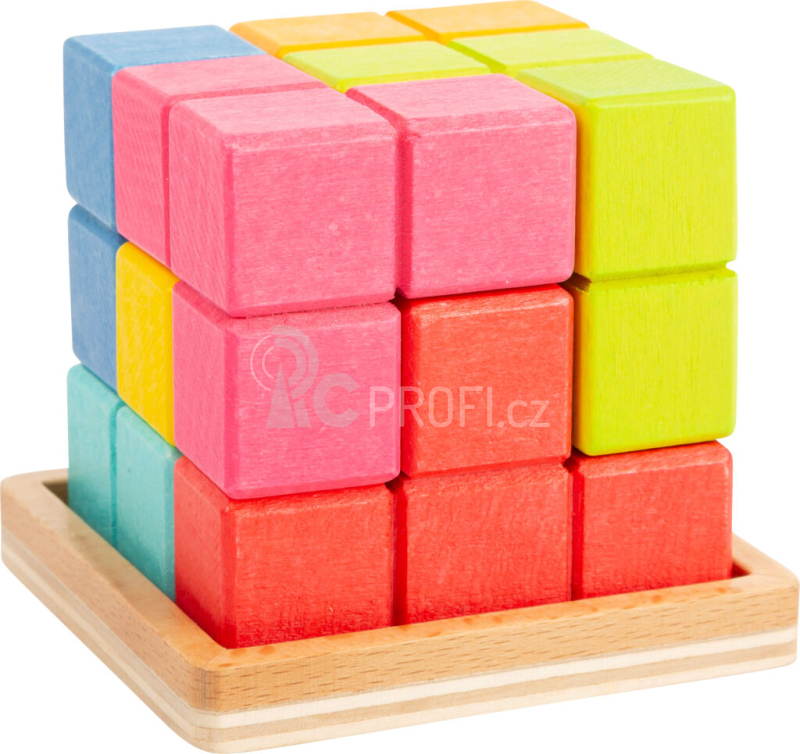 Small Foot Dřevěný 3D tetris - poškozený obal