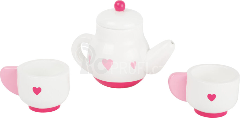 Small Foot Dřevěný čajový set srdce