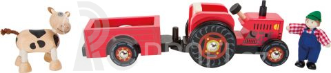 Small Foot Dřevěný farmářský tahací traktor