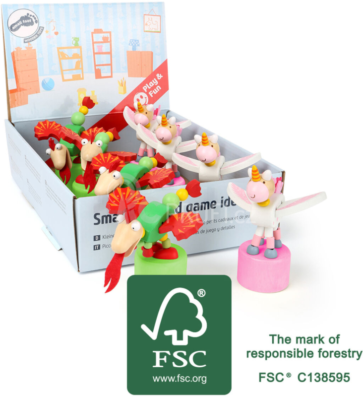 Small Foot Mačkací figurka 1 ks