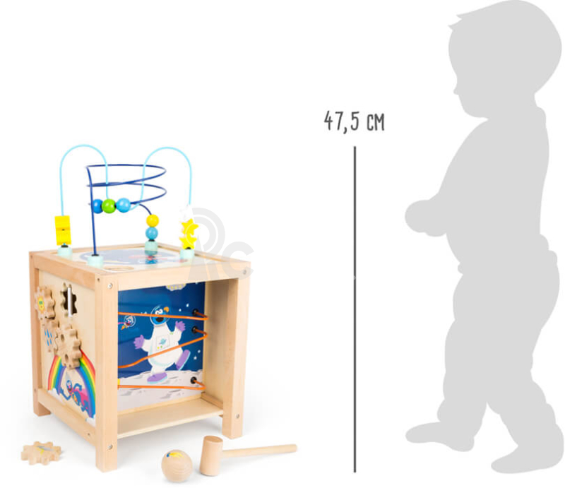 Small Foot Motorická kostka Sezame otevři se! poškozený obal