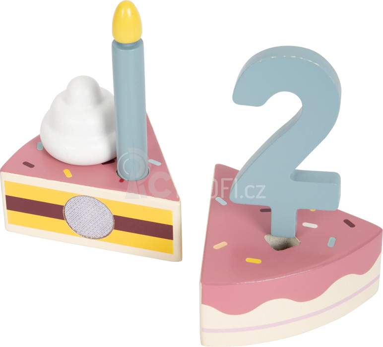small foot Narozeninový krájitelný dort Tasty