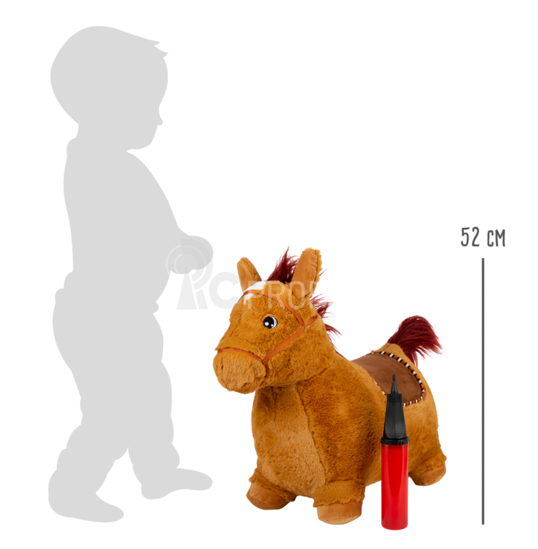Small Foot Plyšový nafukovací koníček