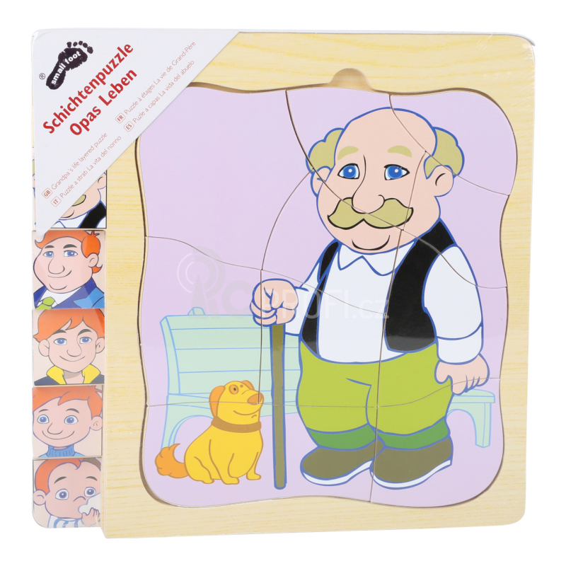 Small Foot Puzzle životní vývoj muže