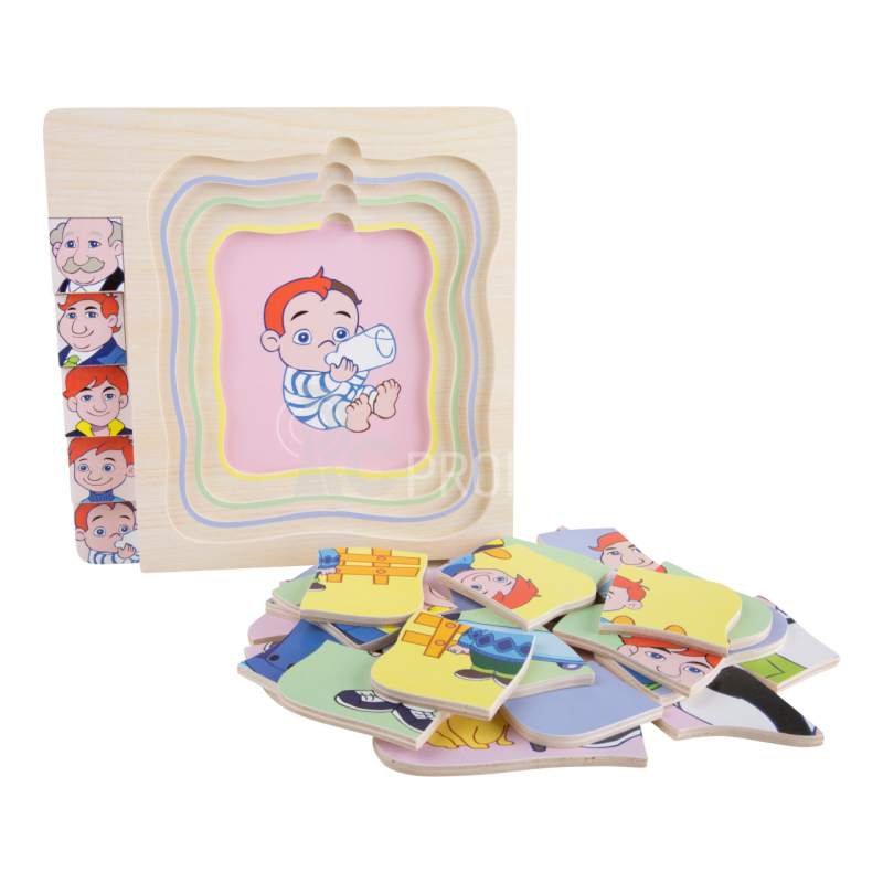 Small Foot Puzzle životní vývoj muže