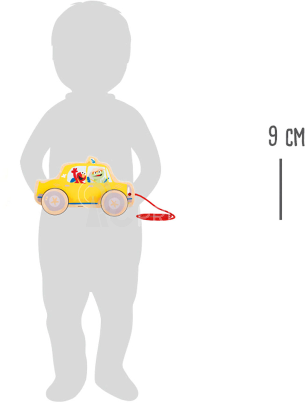 Small Foot Tahací taxi Sezame otevři se!