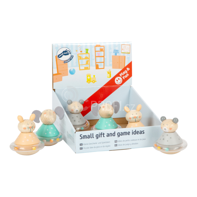 Small Foot Točíčí pastelové zvířátko 1 ks