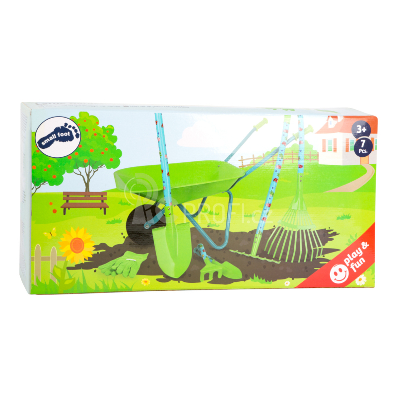 Small Foot Velký zahradní set s kolečkem Poškozený obal