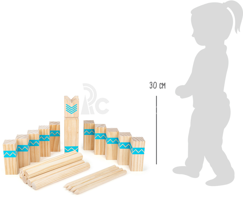 Small Foot Vikingské kostky Kubb
