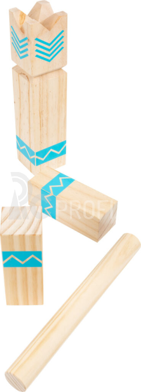 Small Foot Vikingské kostky Kubb - poškozený obal