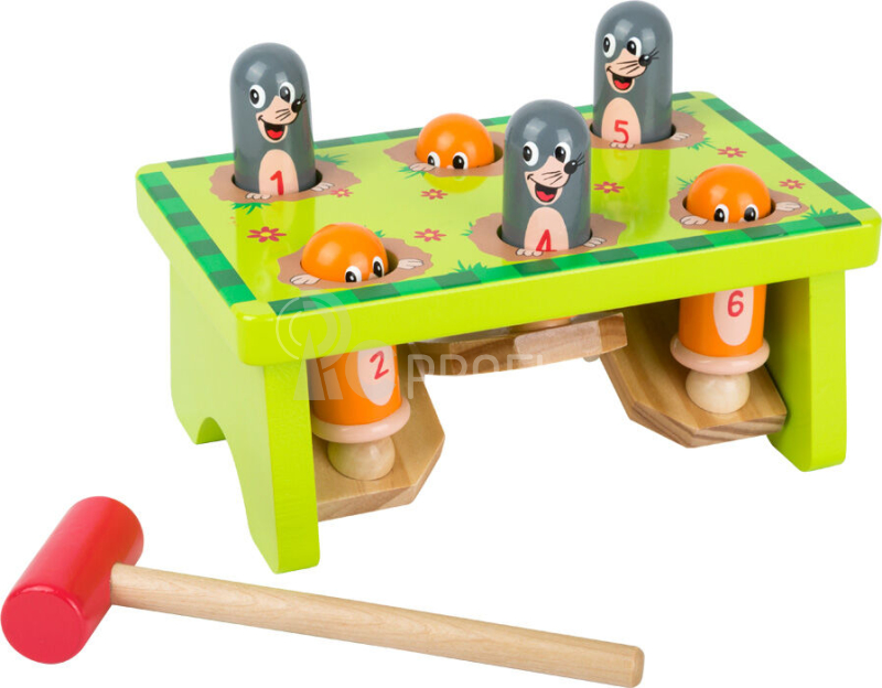 Small Foot Zatloukačka Krtečci - poškozený obal