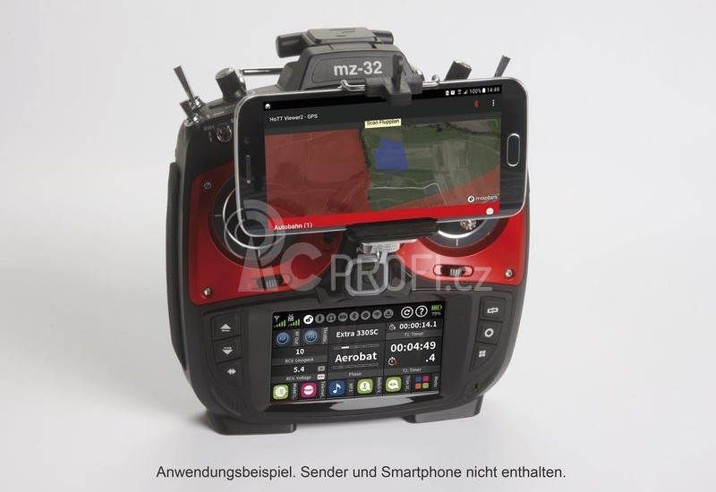 Smartphone držák pro HOTT vysílače