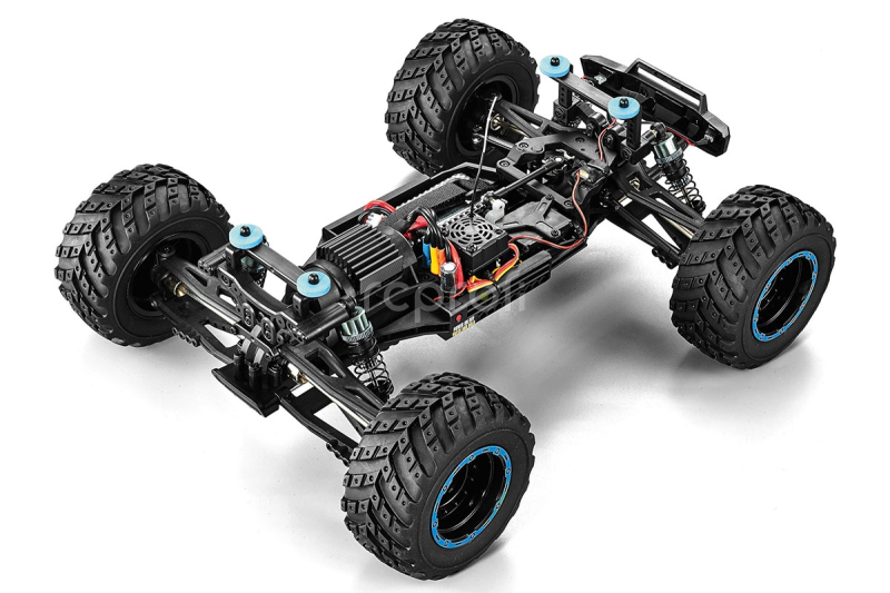 RC auto Smyter MT Turbo 1/12 4WD 3S Brushless, modrá
