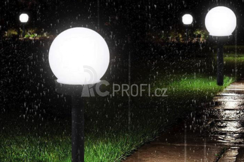 Solar Garden Ball LED Light (3ks)(vč. Aku)